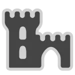 Castle Defensive SVG Icon